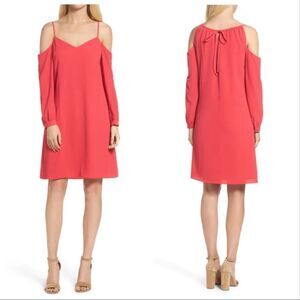 JULIA JORDAN Cold Shoulder Shift Dress